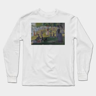 A Sunday Afternoon on the Island of La Grande Jatte by Georges-Pierre Seurat Long Sleeve T-Shirt